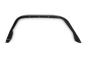 Jeep Gladiator JT Fender Flares - Front - DV8 Offroad - Slim, Micro-texture, Dual Stage Daytime Running Lights - Black - `20-`23